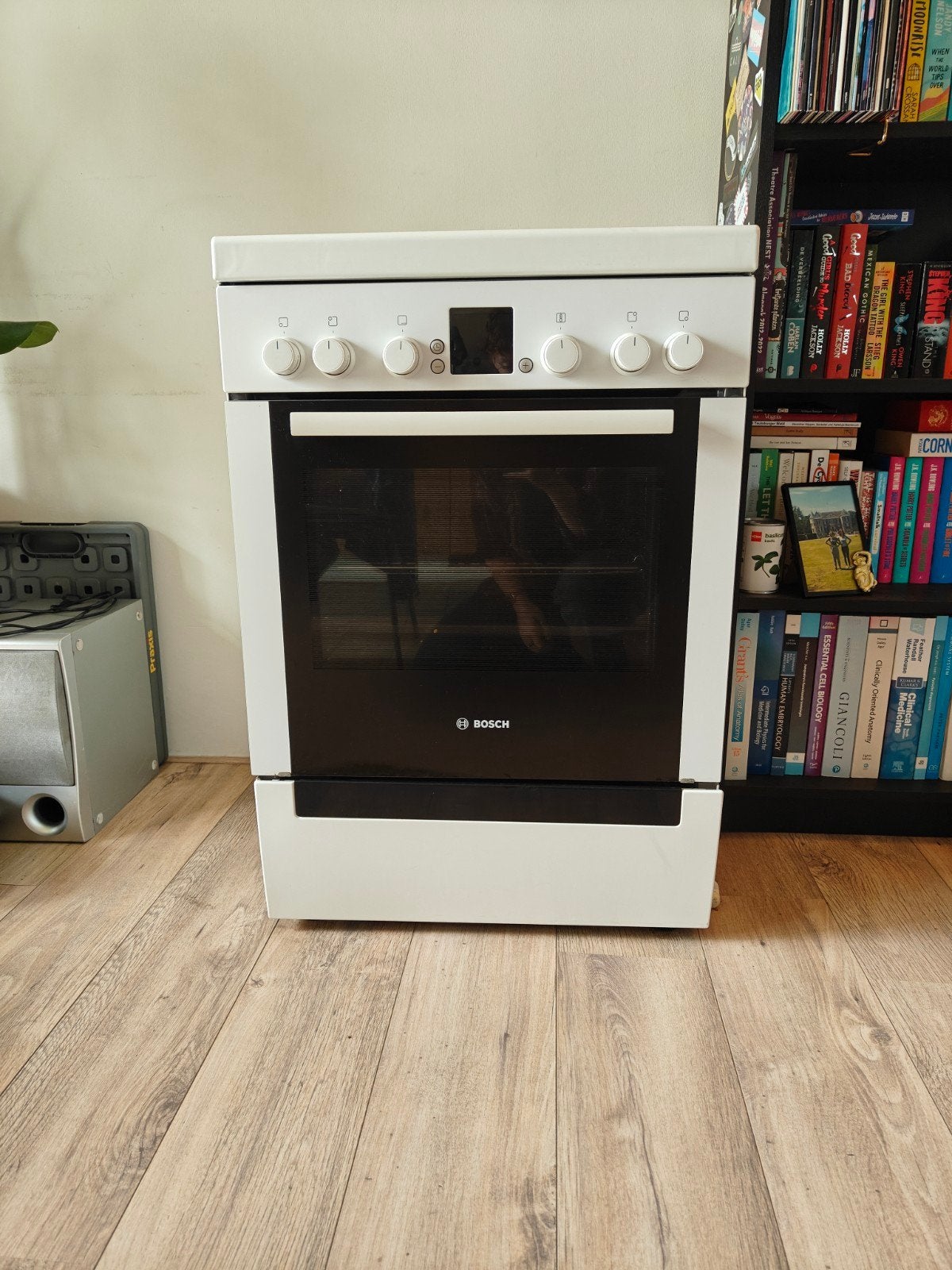 Bosch gas oven met kookplaat, Ophalen, Gebruikt, 4 kookzones, Gas