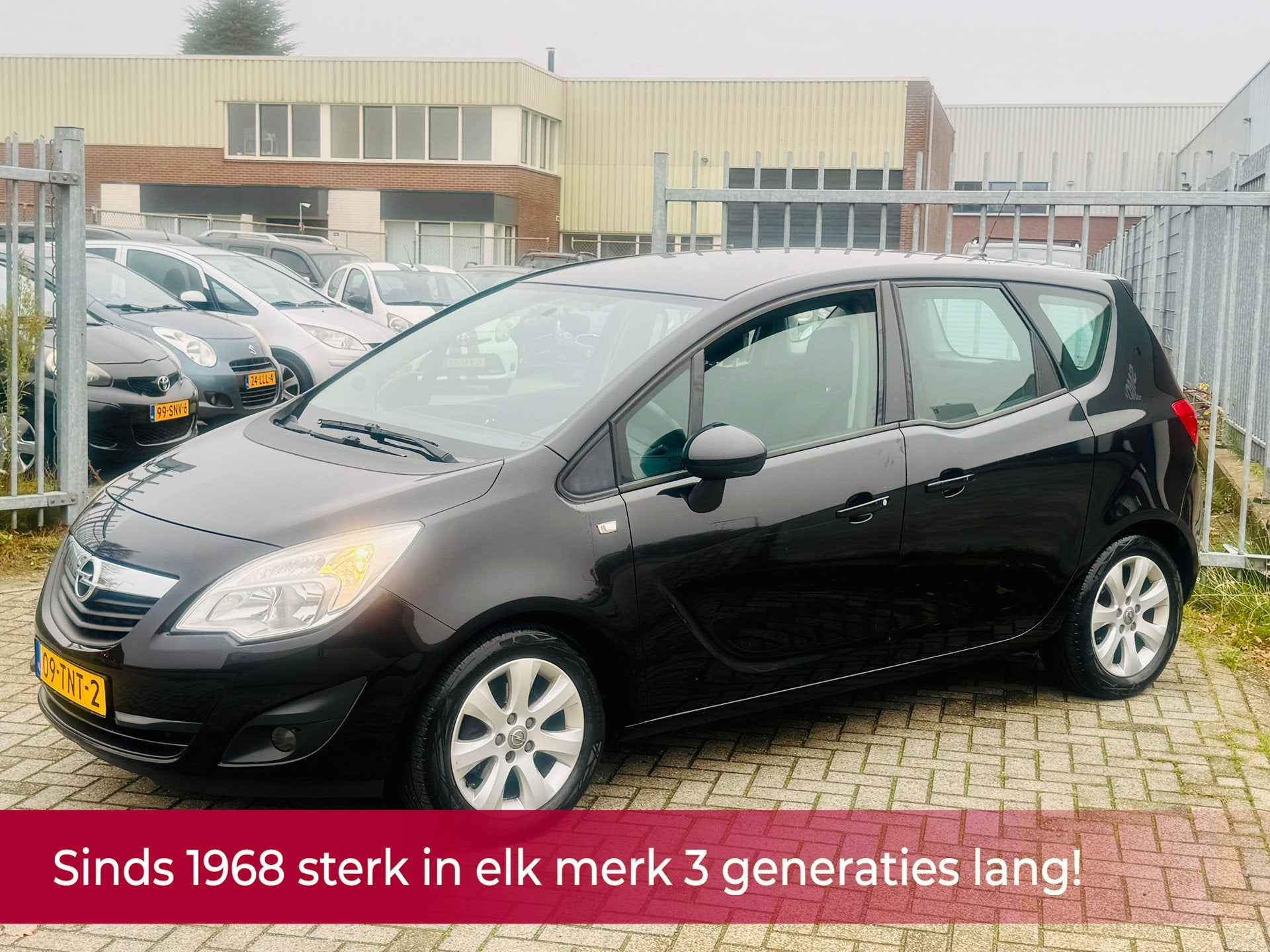 Opel Meriva 1.4 Edition NL AUTO NAP! 2e eigenaar l DEALER OH, Voorwielaandrijving, Gebruikt, 4 cilinders, Zwart