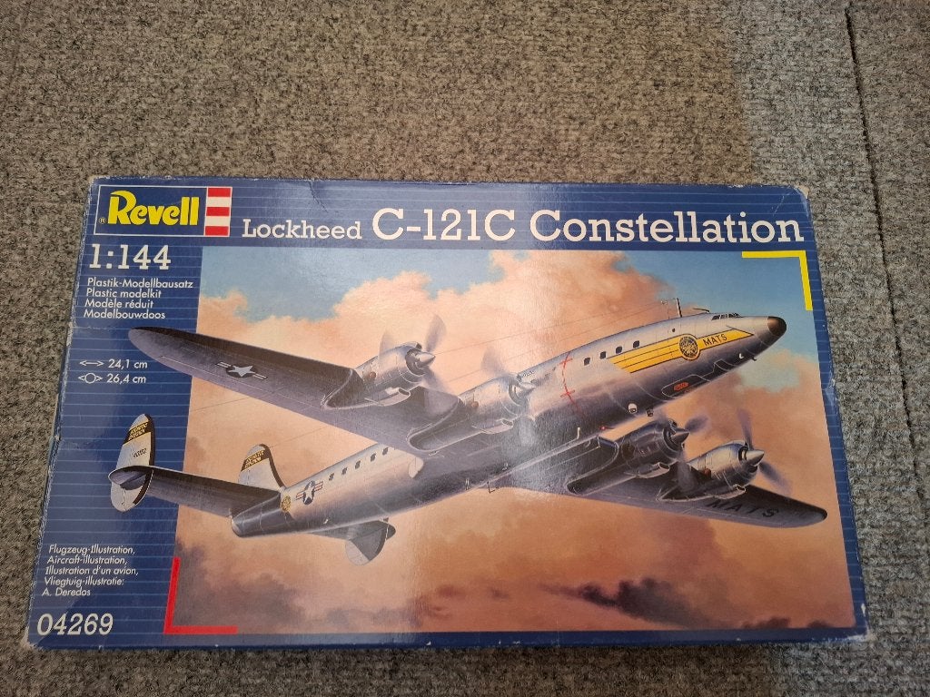1/144 Revell Lockheed C-121 Constellation, 1:72 tot 1:144, Revell, Ophalen of Verzenden, Zo goed als nieuw
