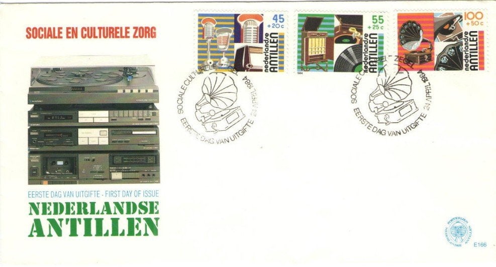 Nederlandse Antillen 1984 - FDC E166 - Cultuur, Ophalen of Verzenden