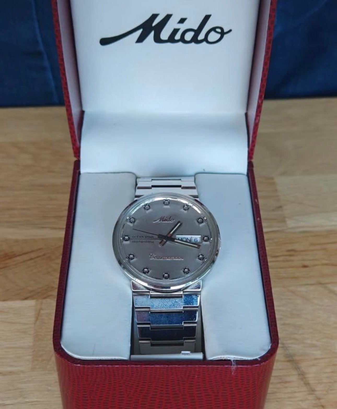 Mido Ocean Star Polshorloge - Vintage Stijl, Overige merken, Staal, Met bandje, Polshorloge