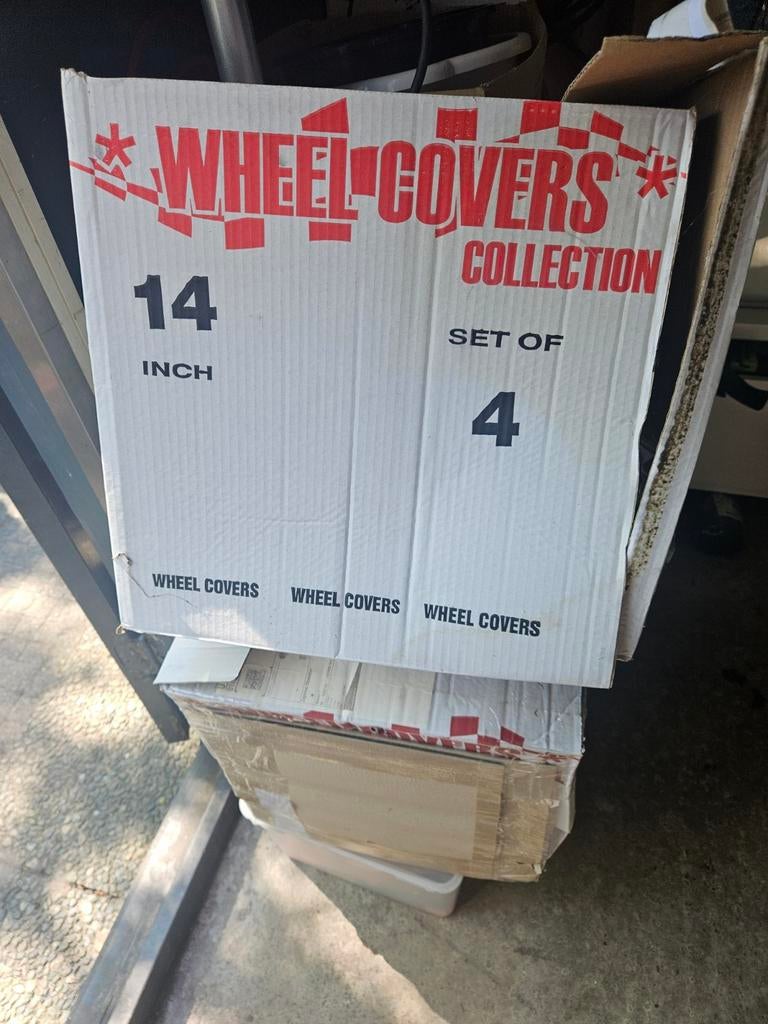 Wieldoppen 14 inch set van 4 - Nieuw in doos, Ophalen, Nieuw