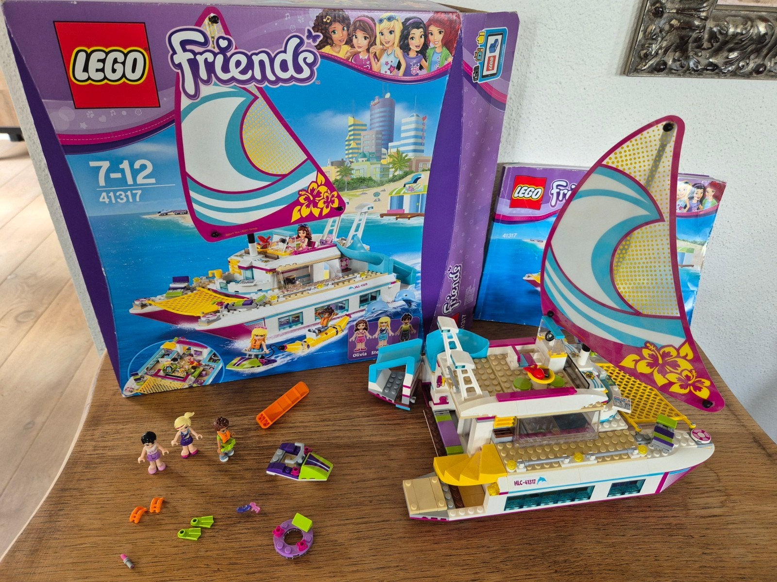 Lego Friends zeilboot 41317, Gebruikt, Lego, Friends, Ophalen of Verzenden