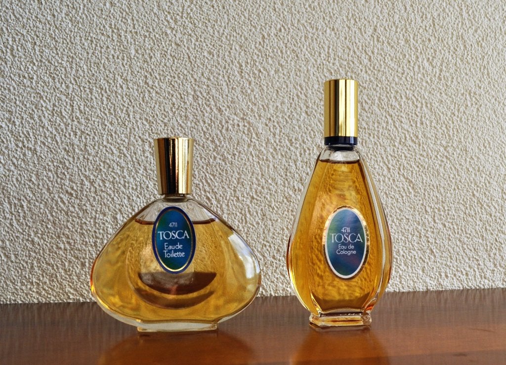 Vintage Tosca 4711 Eau de Cologne en Eau de Toilette, Verzamelen, Ophalen of Verzenden, Zo goed als nieuw, Overige typen, Gevuld