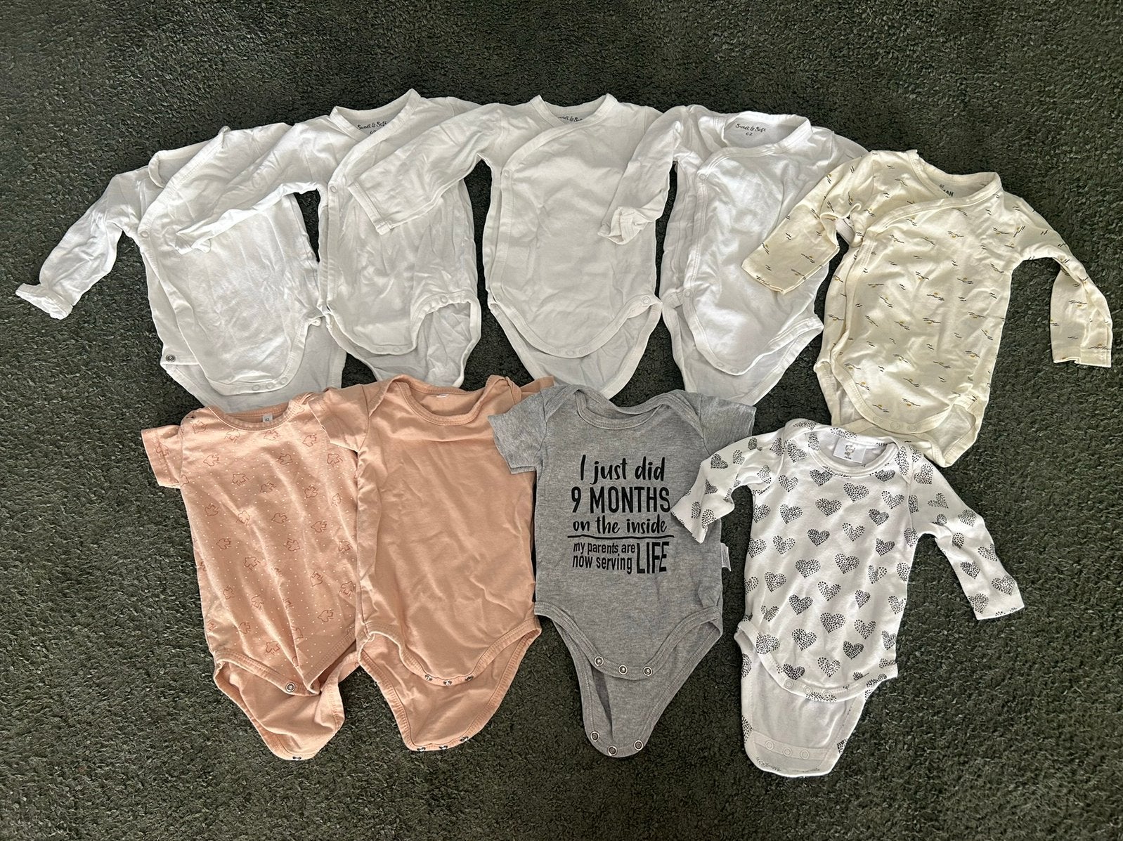 Rompers maat 62, Ophalen of Verzenden, Zo goed als nieuw, Jongetje of Meisje, Nacht- of Onderkleding