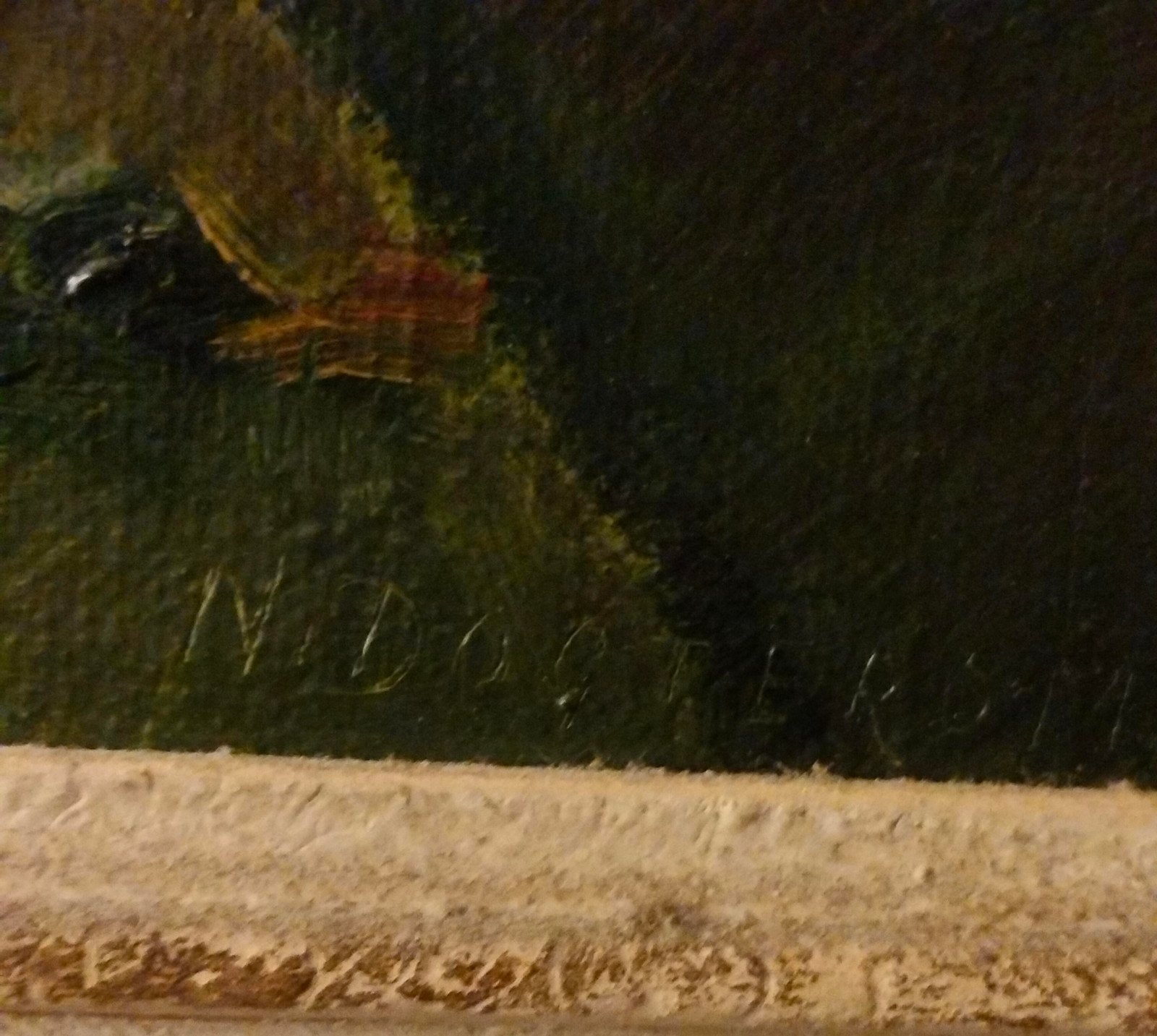 Zicht op het Vondelpark Amsterdam 1942 olie op doek 50x60cm., Ophalen