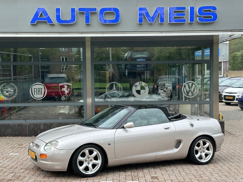 Mg F 1.8I cabrio Leer Stoelverw., Auto's, 4 cilinders, Cabriolet, 1796 cc, Leder