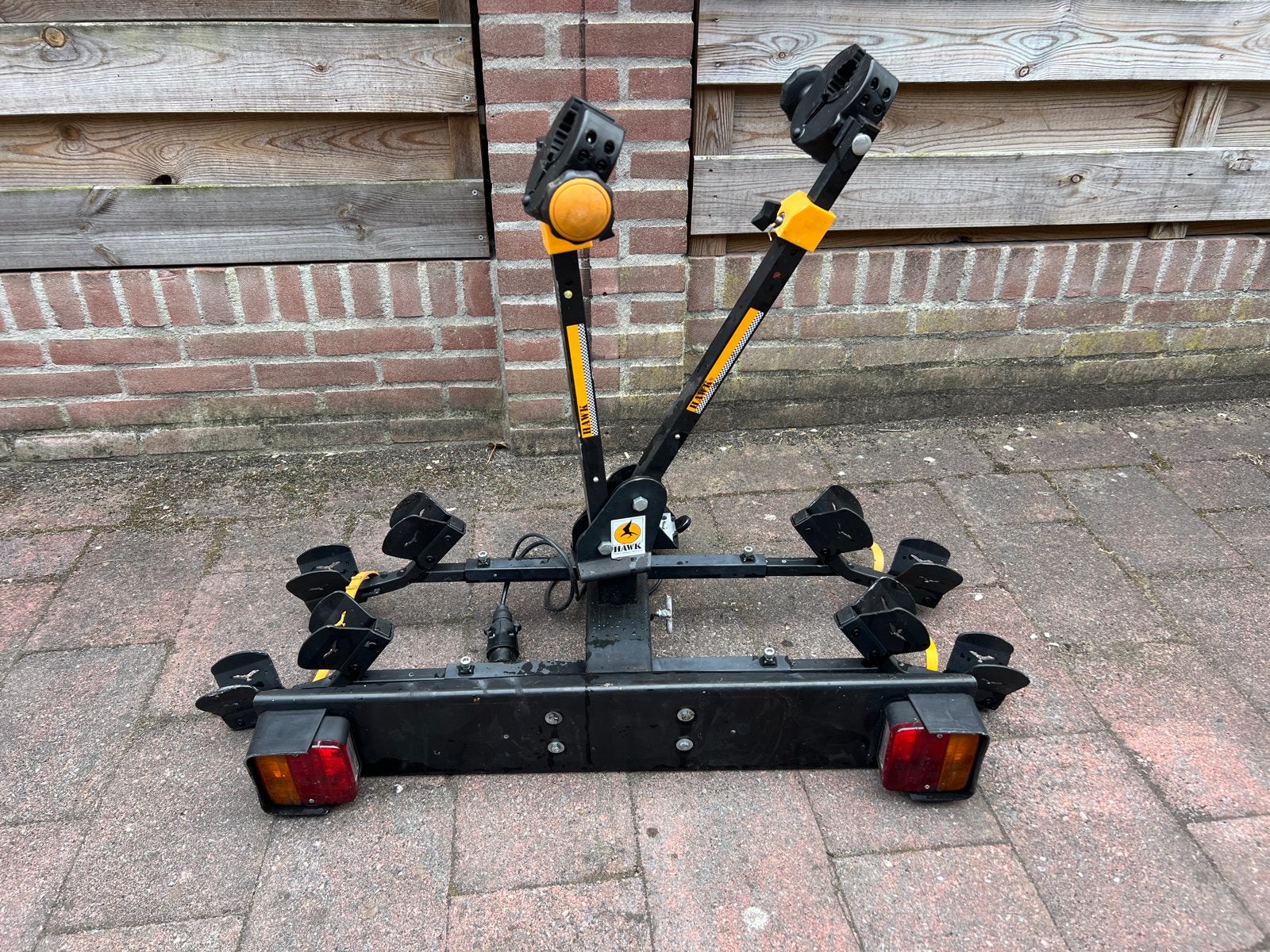 Stevige Hawk trekhaakdrager voor 2 fietsen - Gebruikt, Ophalen, 2 fietsen, Gebruikt, Trekhaakdrager