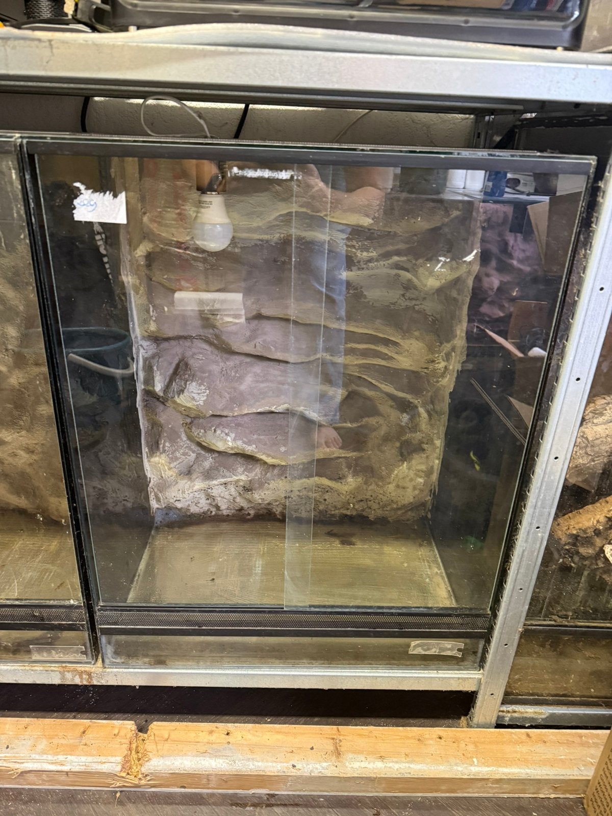 Terrarium 55x40x70, Dieren en Toebehoren, Reptielen en Amfibieën | Toebehoren, Ophalen, Gebruikt, Terrarium of Paludarium