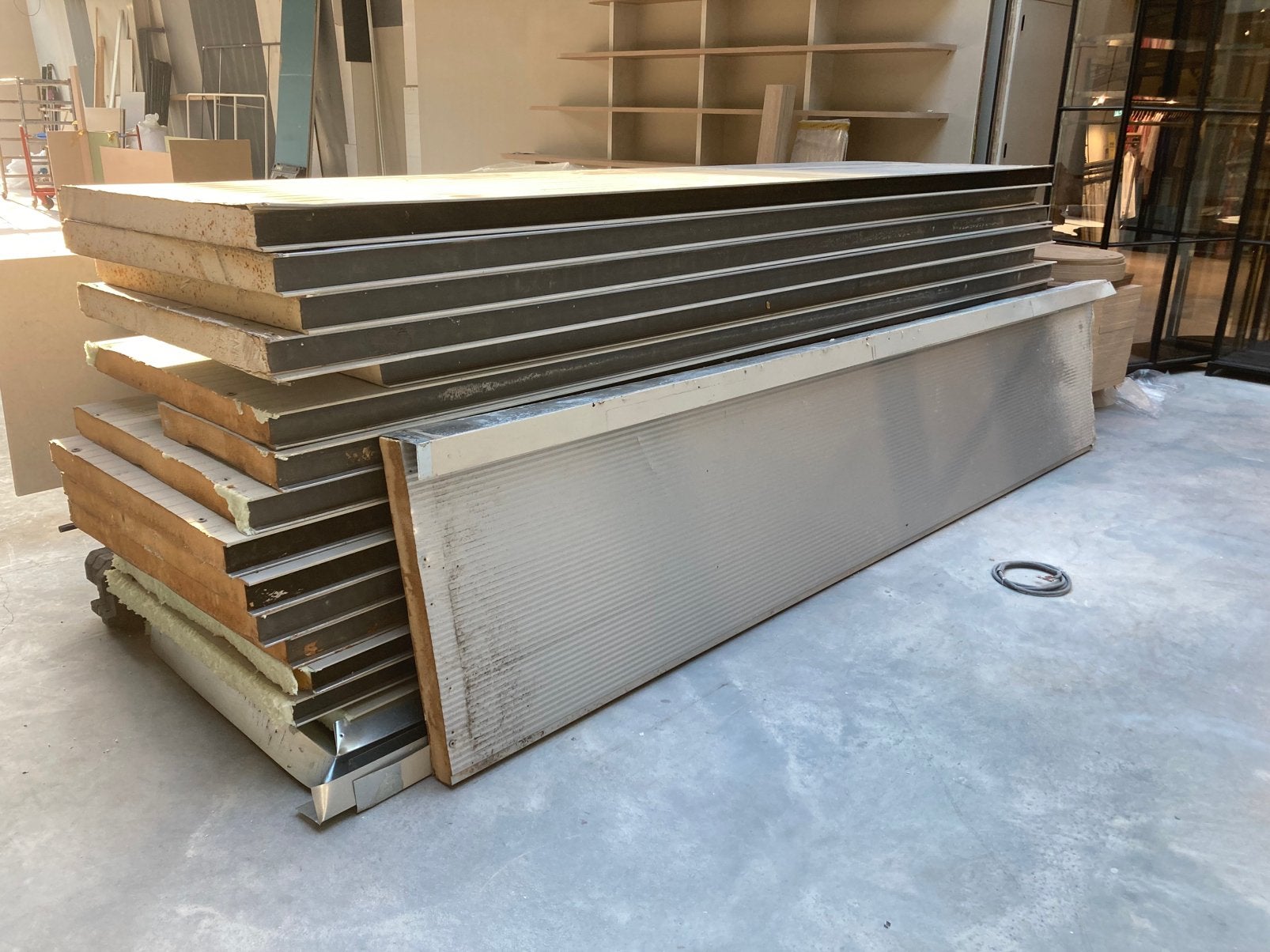 Sandwich panelen B keus 61 stuks., Doe-het-zelf en Verbouw, Ophalen, Gebruikt, Overige materialen, 50 tot 100 mm