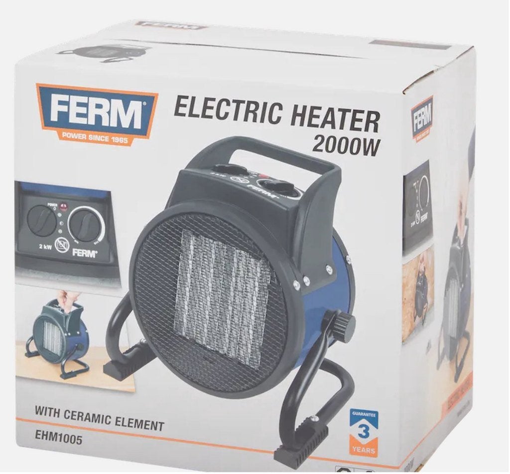 FERM elektrische kachel 2.000 watt, Ophalen, Nieuw, Elektrisch, Overige soorten