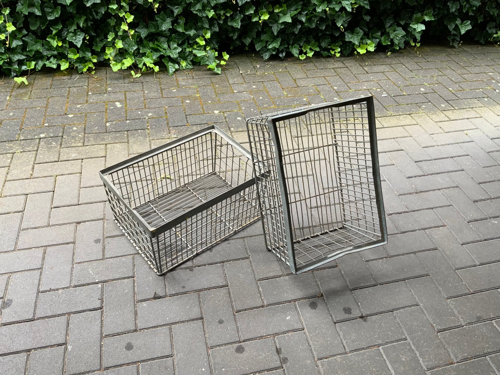 2 draadmanden, Antiek en Kunst, Ophalen