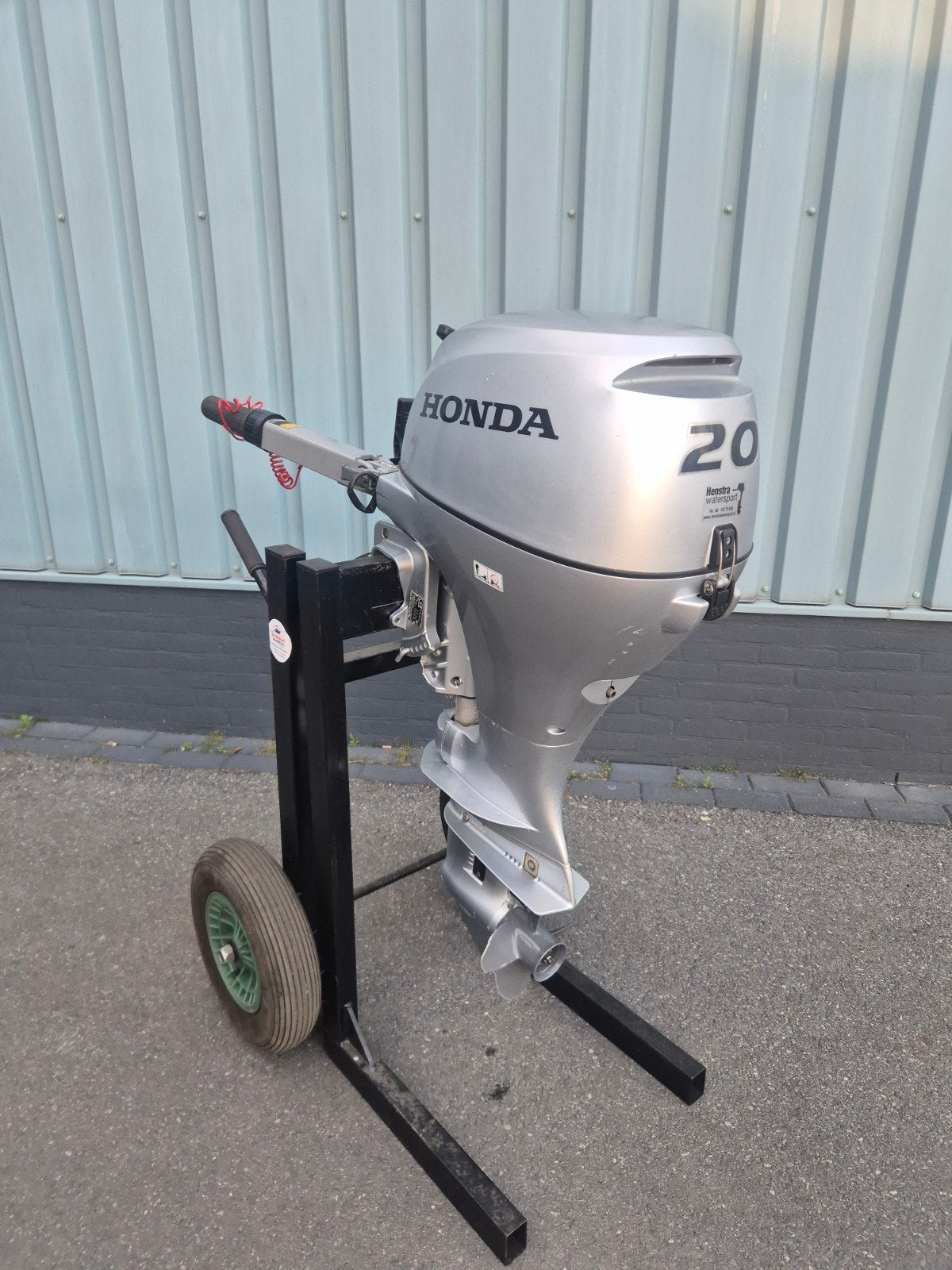Honda 20 pk buitenboordmotor, Watersport en Boten, Ophalen, 10 tot 30 pk, Viertaktmotor, Zo goed als nieuw