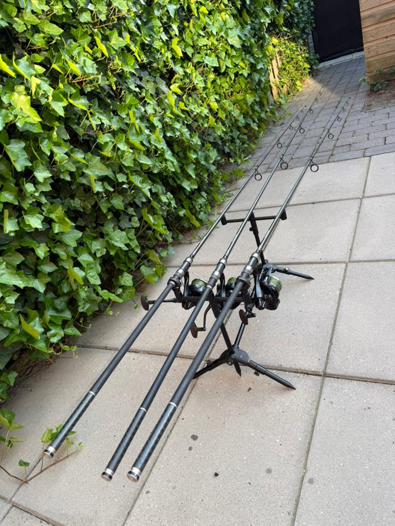 3x Shimano speedmaster 12’ + 3x shimano ultegra 5500xtd, Watersport en Boten, Ophalen, Zo goed als nieuw, Molen