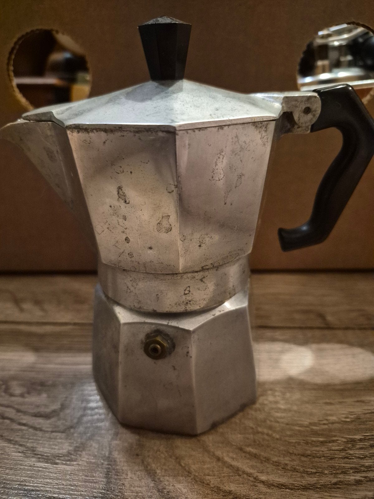Zanzibar Moka Pot - Aluminium Espressomaker, Zilver, Ophalen of Verzenden, Metaal, Overige merken