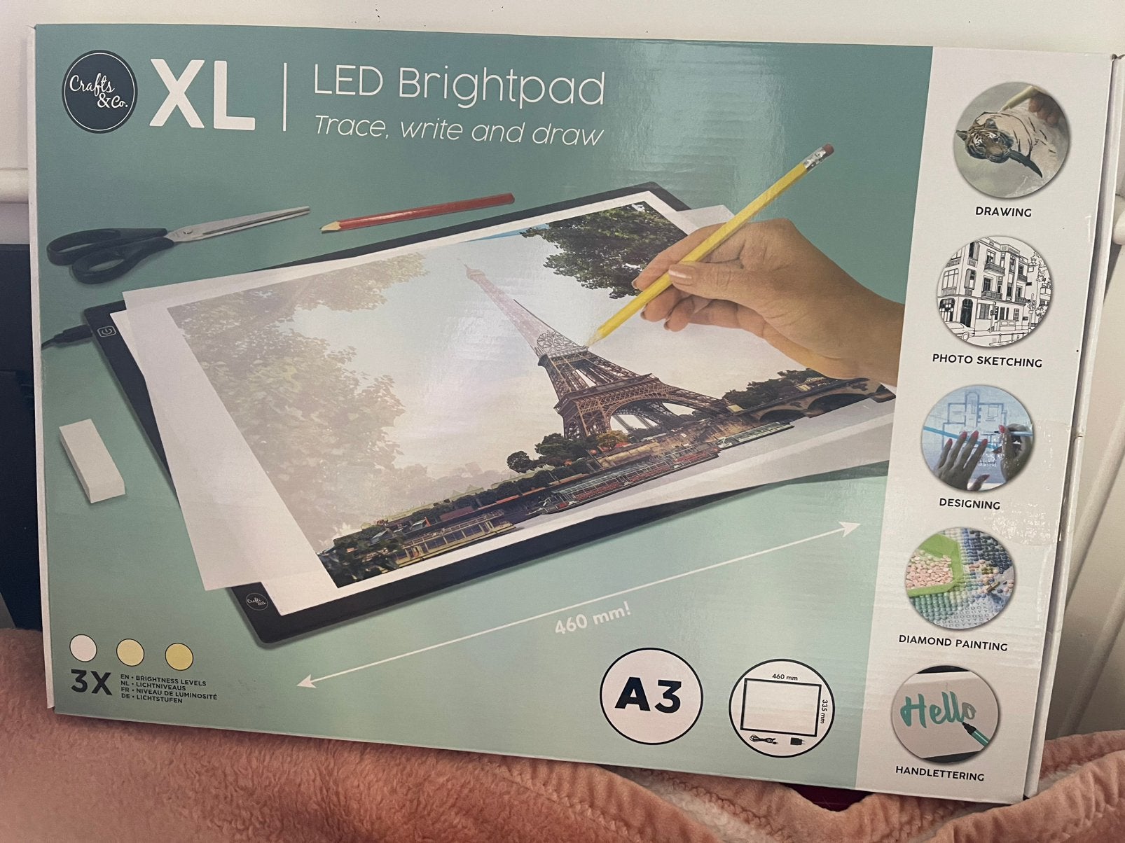 Brightpad led XL €22,50, Ophalen, Zo goed als nieuw