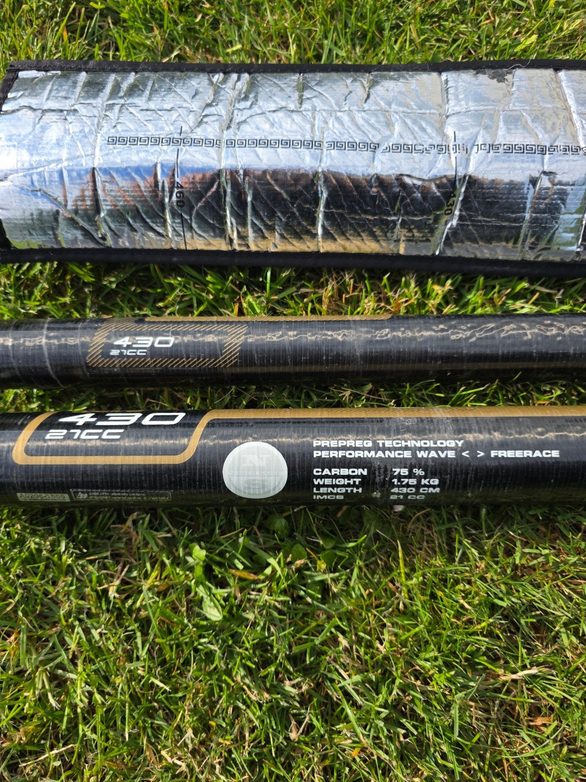 Windsurf Mast Gold Series 430 cm 75% Carbon, Watersport en Boten, Windsurfen, Ophalen, Gebruikt, Mast, North Sails