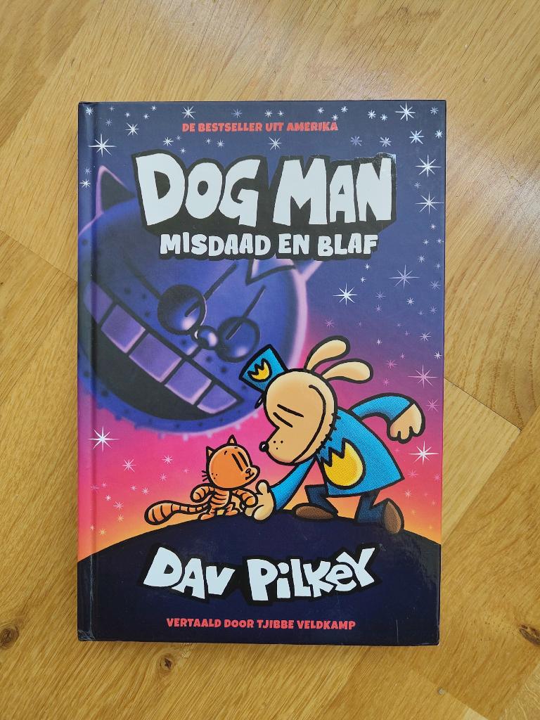 DogMan Misdaad en Blaf (hardcover), Boeken, Kinderboeken | Jeugd | onder 10 jaar, Gelezen, Fictie algemeen, Ophalen of Verzenden