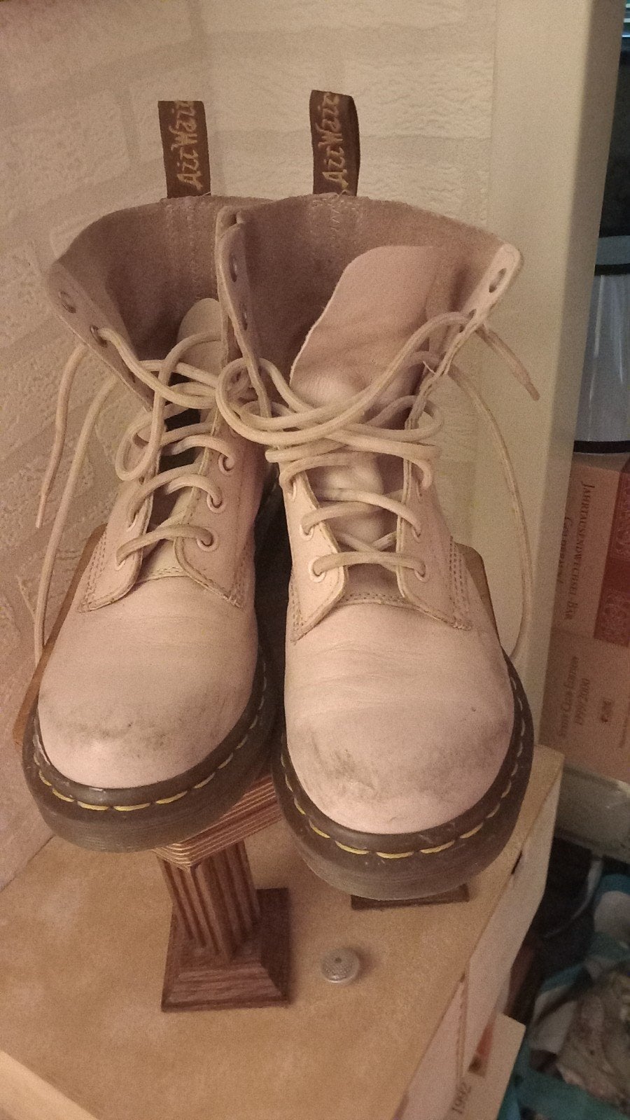 Dr. Martens 1460 Pascal Mono Laarzen - Maat 37, Kleding | Dames, Overige kleuren, Lage of Enkellaarzen, Ophalen of Verzenden, Dr. Martens