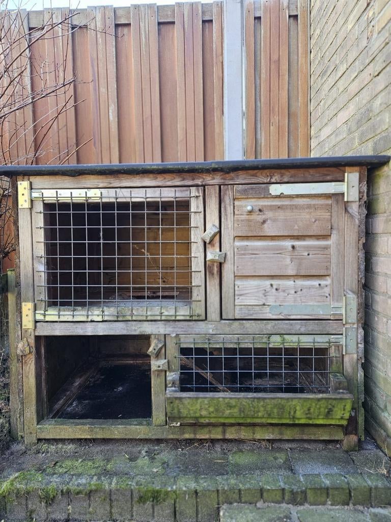 Konijnenhok, Dieren en Toebehoren, Ophalen, 90 cm of meer, Konijn, Hok