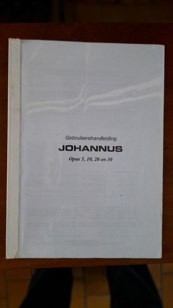 Johannes Opus 5 Orgel, Ophalen, Gebruikt, 2 klavieren, Orgel