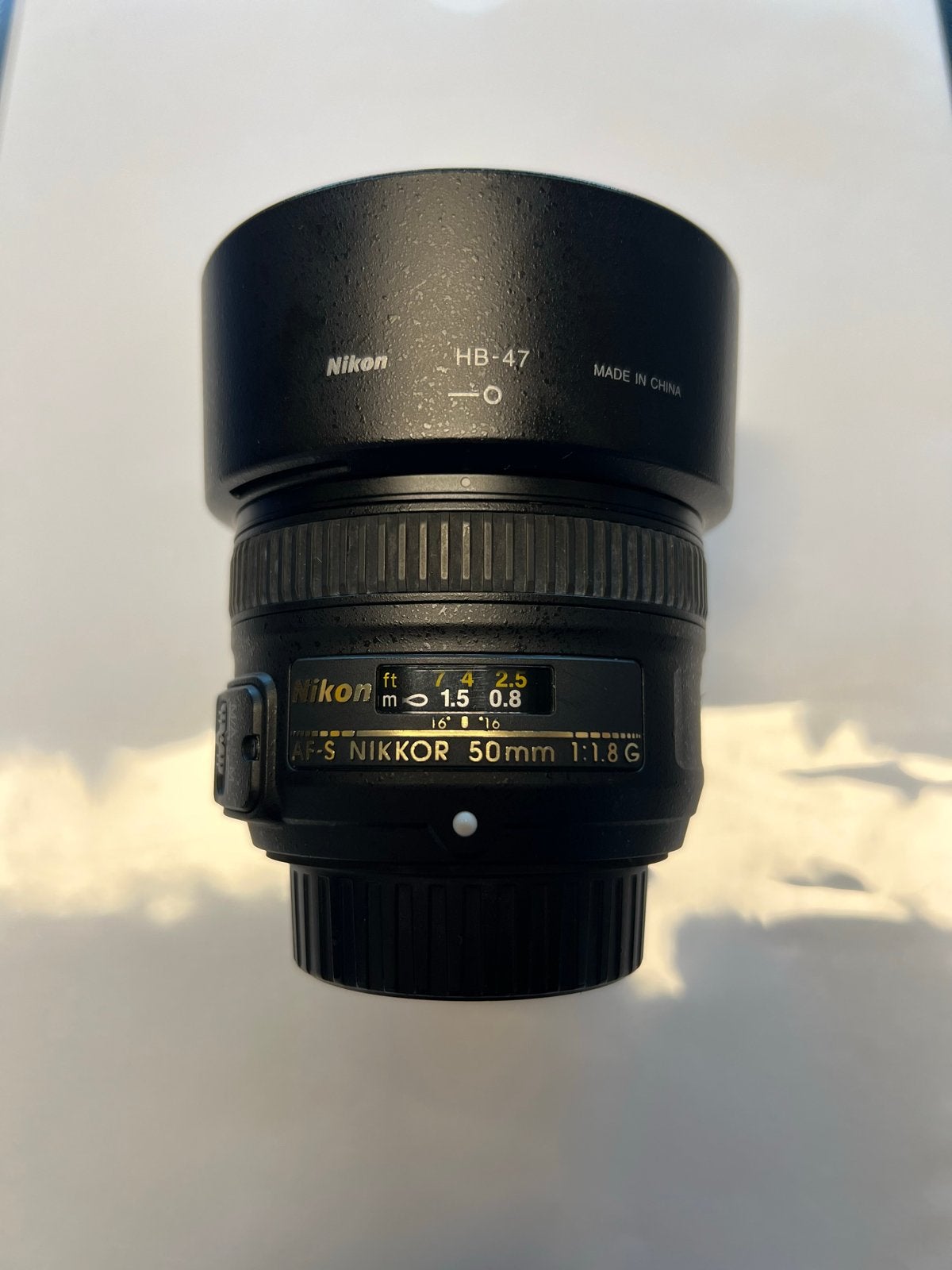 Nikon AF-S Nikkor 50mm f/1.8G objectief, Audio, Tv en Foto, Fotografie | Lenzen en Objectieven, Autofocus, Nikon, Ophalen of Verzenden