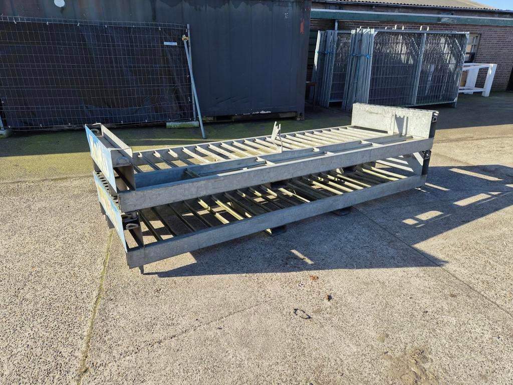 Bouwhekken opslag bok., Tuin en Terras, Tuinhekken en Hekwerk, Ophalen, Gebruikt, IJzer, Overige typen