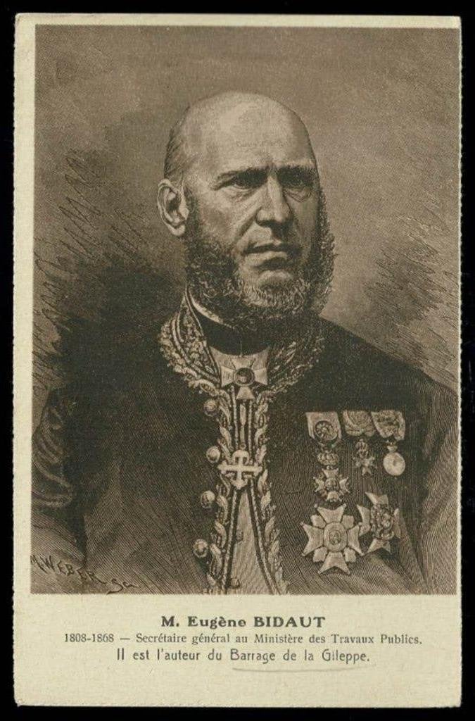 Uniform : Secretaire Général M. Eugene Bidaut - oude kaart, Verzenden, Landmacht, Overige gebieden, Foto of Poster