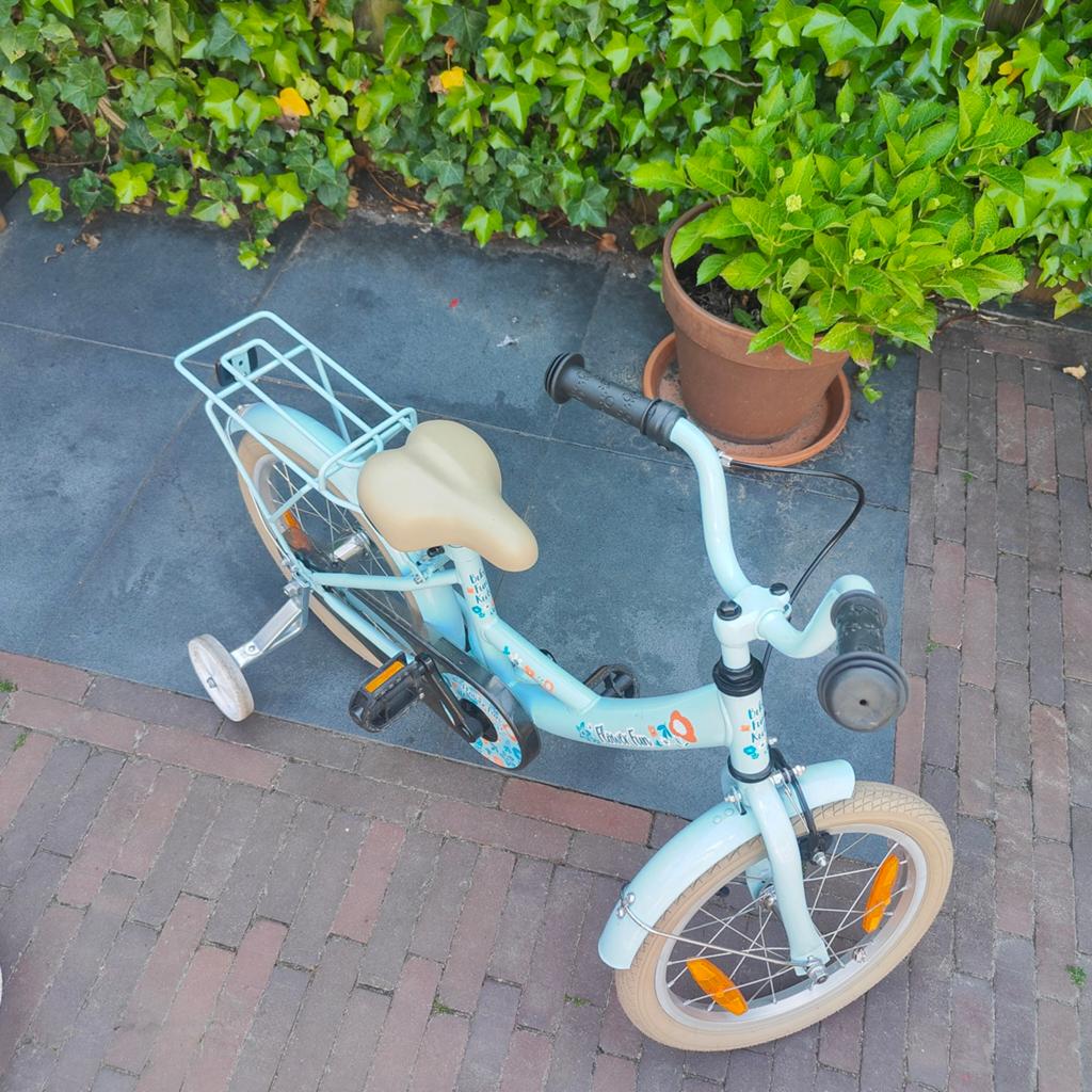 Bike Fun Flower Fun kinderfiets 16 inch - Zo goed als nieuw, Ophalen, Zo goed als nieuw, Bike Fun