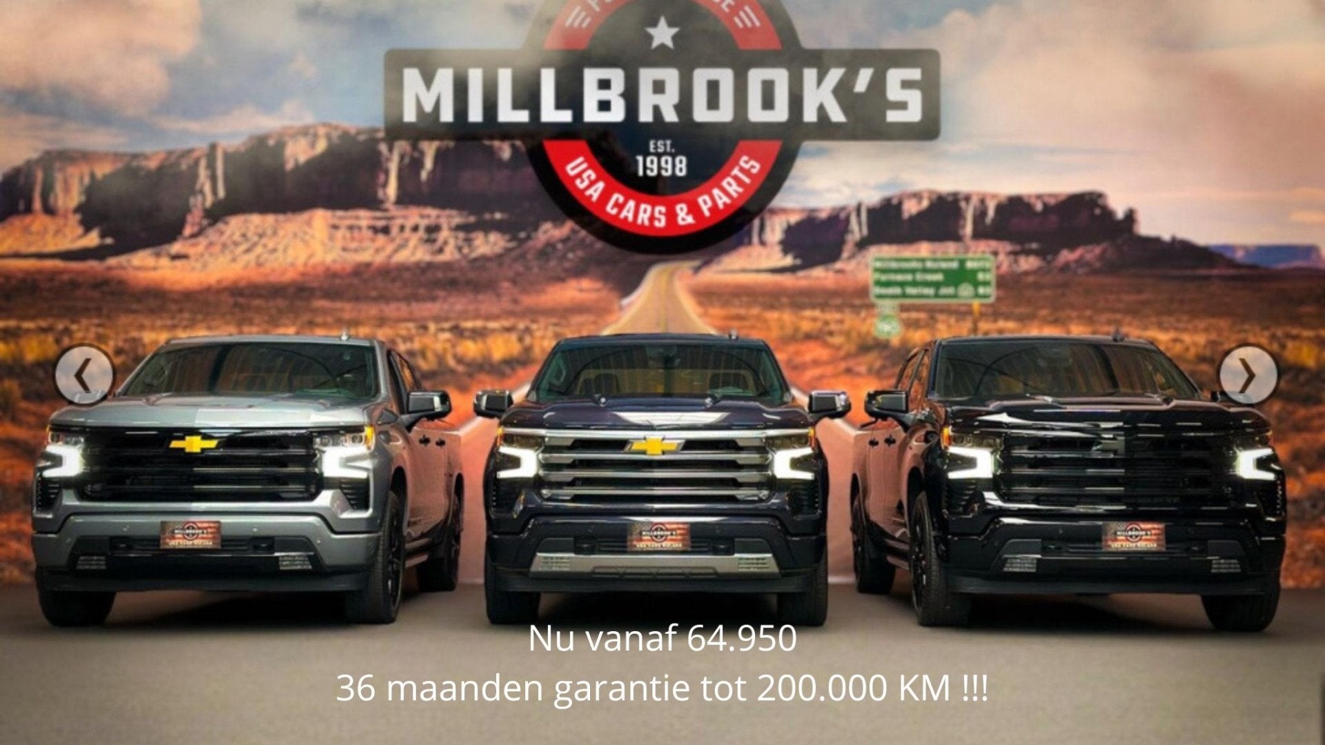 Chevrolet SILVERADO TRAILBOSS 6.2 V8 420 PK uit voorraad lev, Automaat, 8 cilinders, 4 stoelen, Zwart
