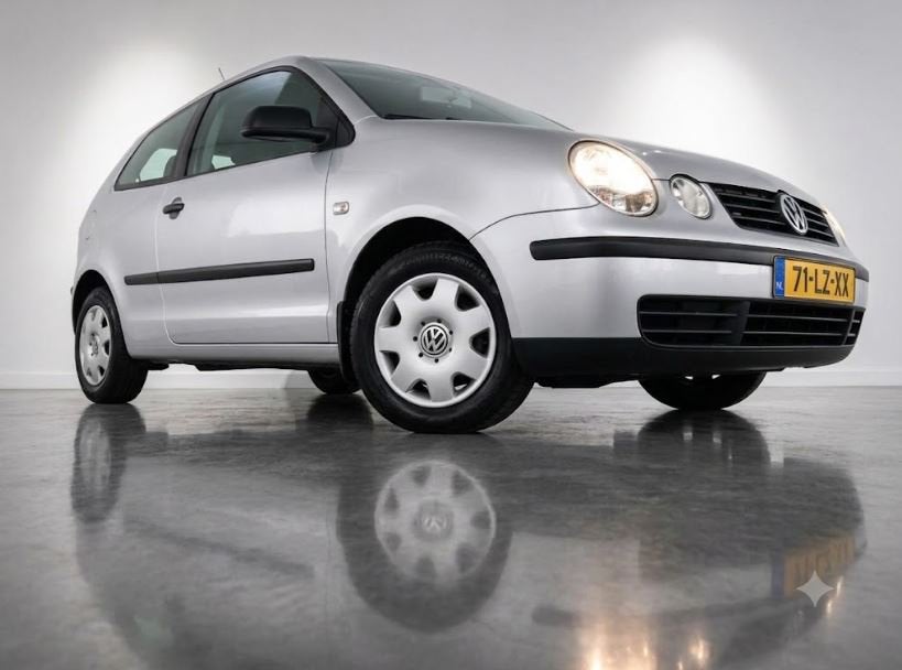 VW Polo met 17 dznd kilometer nap in unieke staat verkerend, Voorwielaandrijving, Stof, 4 cilinders, Origineel Nederlands