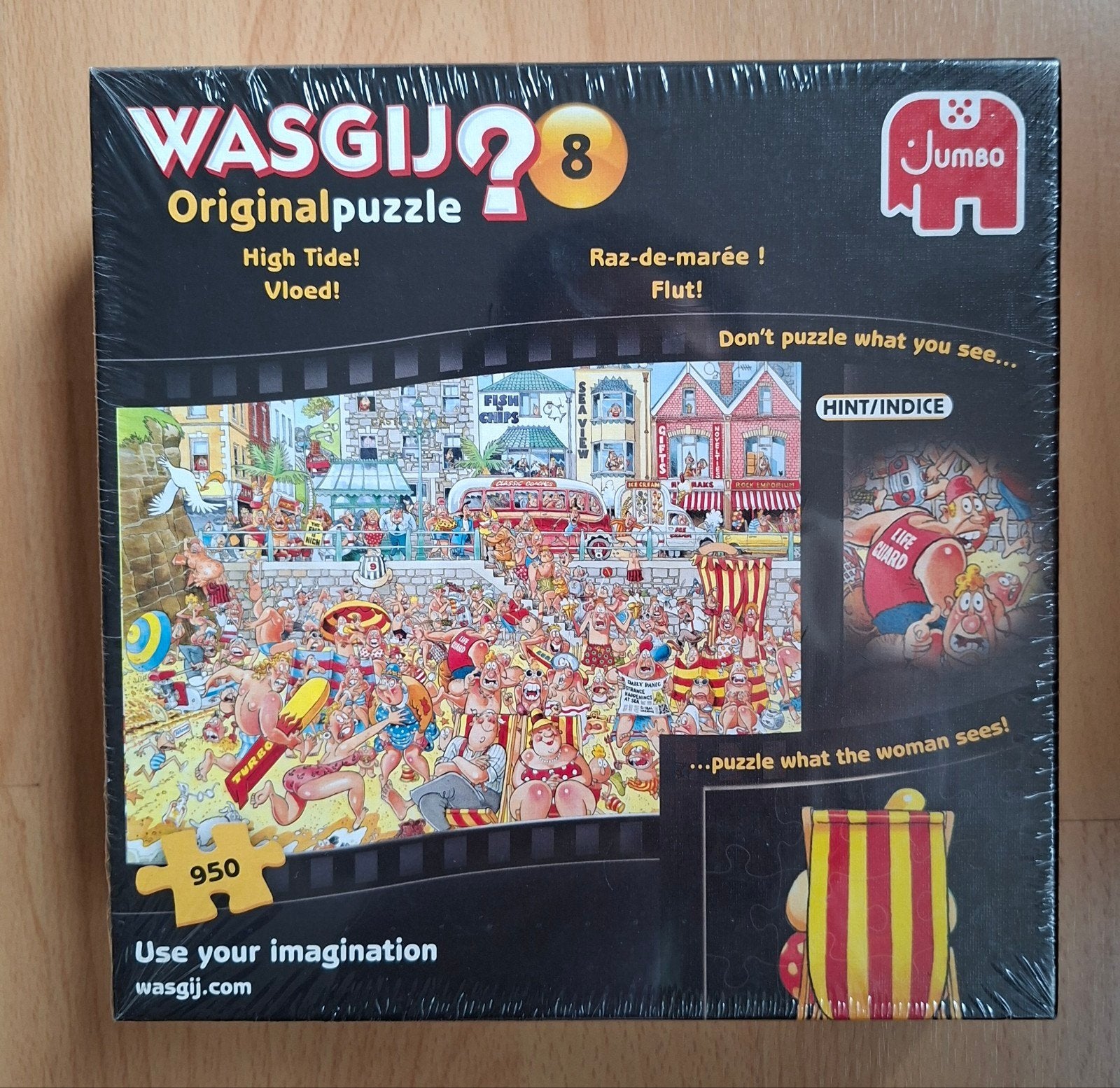 WASGIJ  puzzle, Ophalen of Verzenden, 500 t/m 1500 stukjes, Zo goed als nieuw
