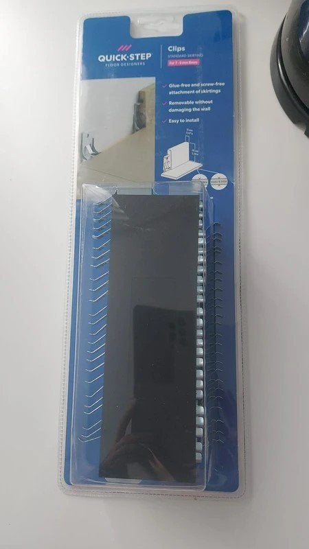 Plint clips Quick Step  / plinten / nieuw, Nieuw, Ophalen of Verzenden, Mdf, Minder dan 100 cm