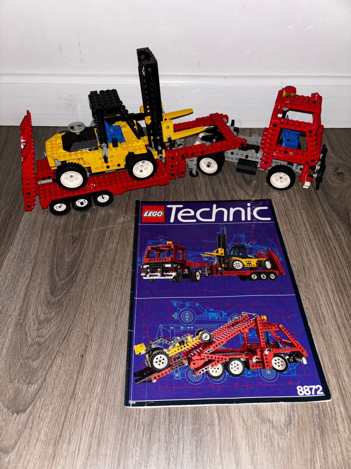 Lego Technic 8872 Vrachtwagen met Heftruck, Ophalen of Verzenden, Gebruikt