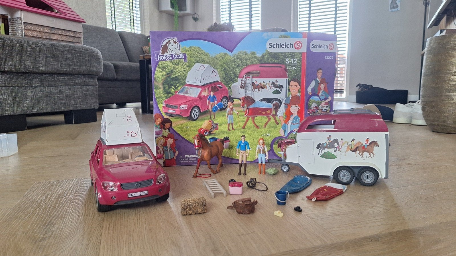 Schleich camping, Kinderen en Baby's, Speelgoed | Overig, Gebruikt, Jongen of Meisje, Ophalen of Verzenden