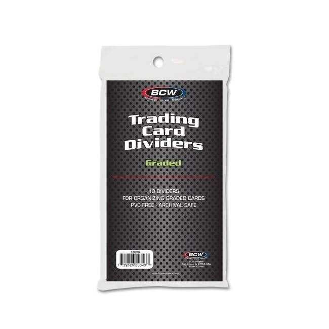 BCW Graded Trading Card Dividers, Verzenden, Gebruikt