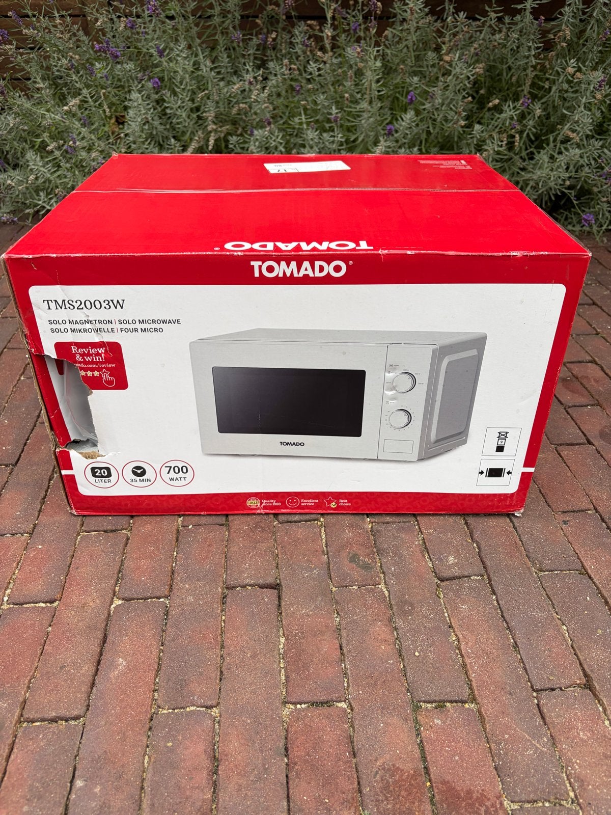 Tomado TMS2003W Solo Magnetron - Nieuw in doos, Witgoed en Apparatuur, Nieuw, Ophalen of Verzenden, Magnetron, 45 tot 60 cm