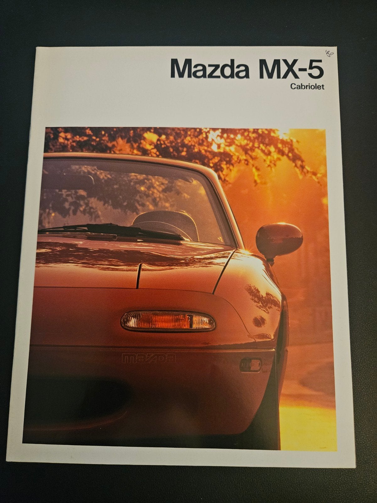 Brochure Mazda MX-5 1990, Boeken, Ophalen of Verzenden, Zo goed als nieuw, Mazda