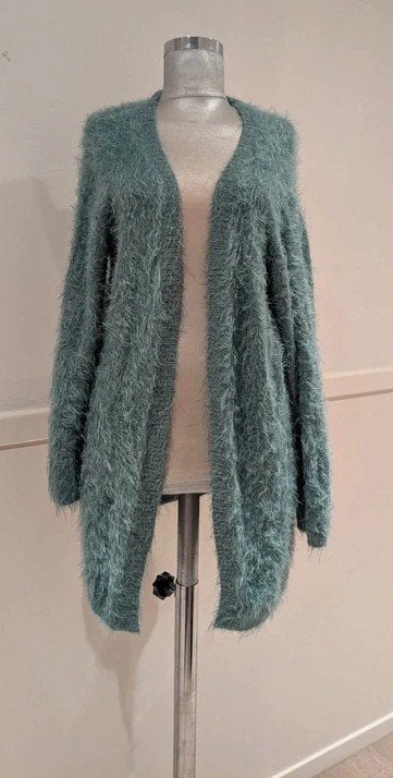 HEMA fluffy vest maat XL – groen, Verzenden, Maat 46/48 (XL) of groter, Nieuw, Hema