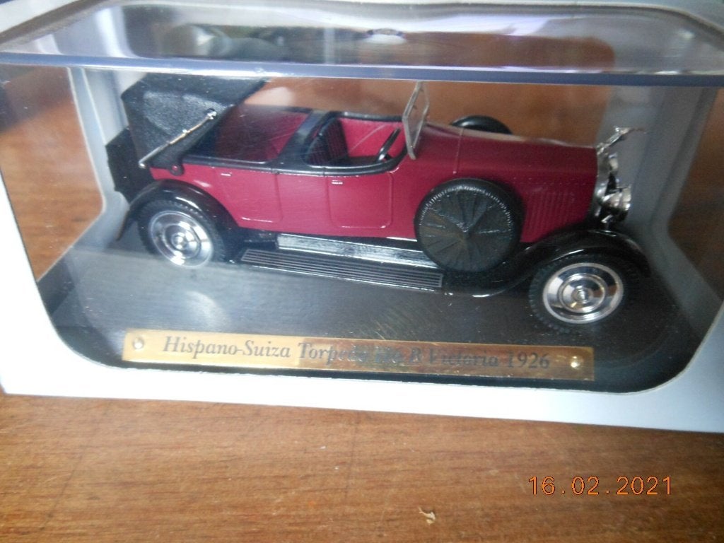 28597: Hispano-Suiza Torpedo H6 B Victoria - 1926 - Atlas, Auto, Ophalen of Verzenden, Zo goed als nieuw, Bachsatztstr. 54 D 72131 Ofterdingen, Germany