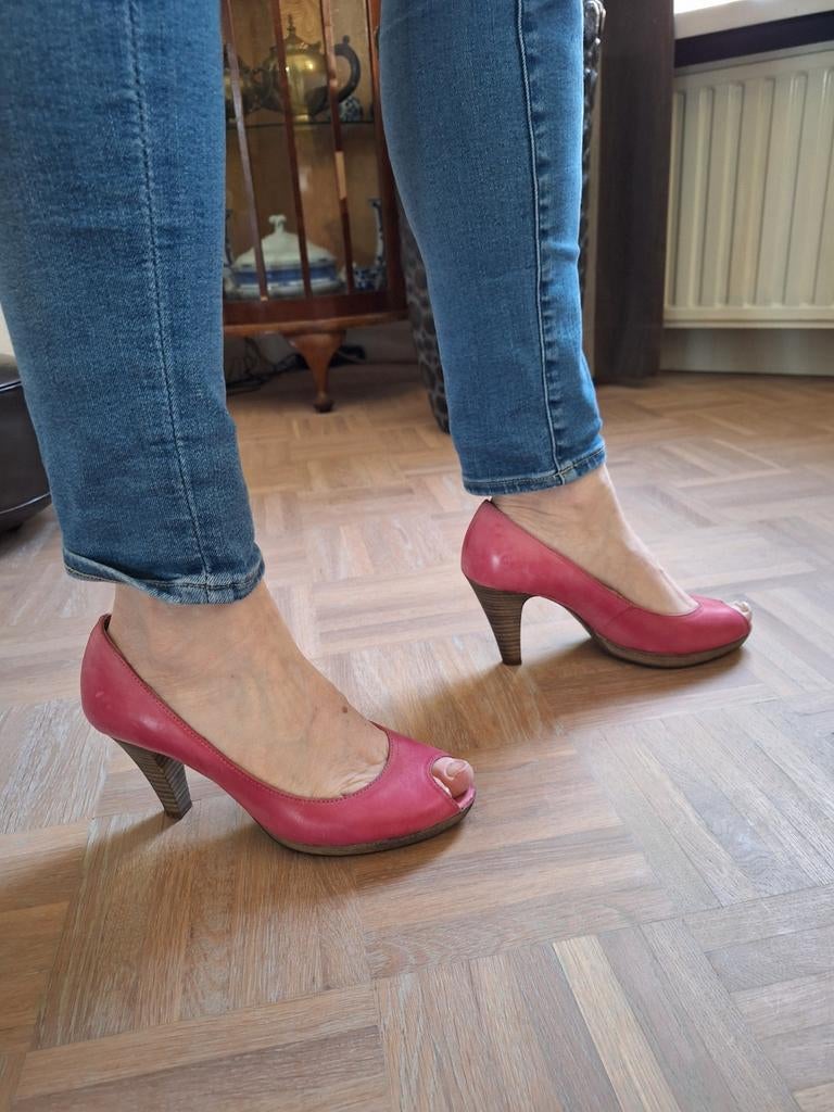 Mooie roze pumps maat 38, Pumps, Ophalen of Verzenden, Zo goed als nieuw, Roze