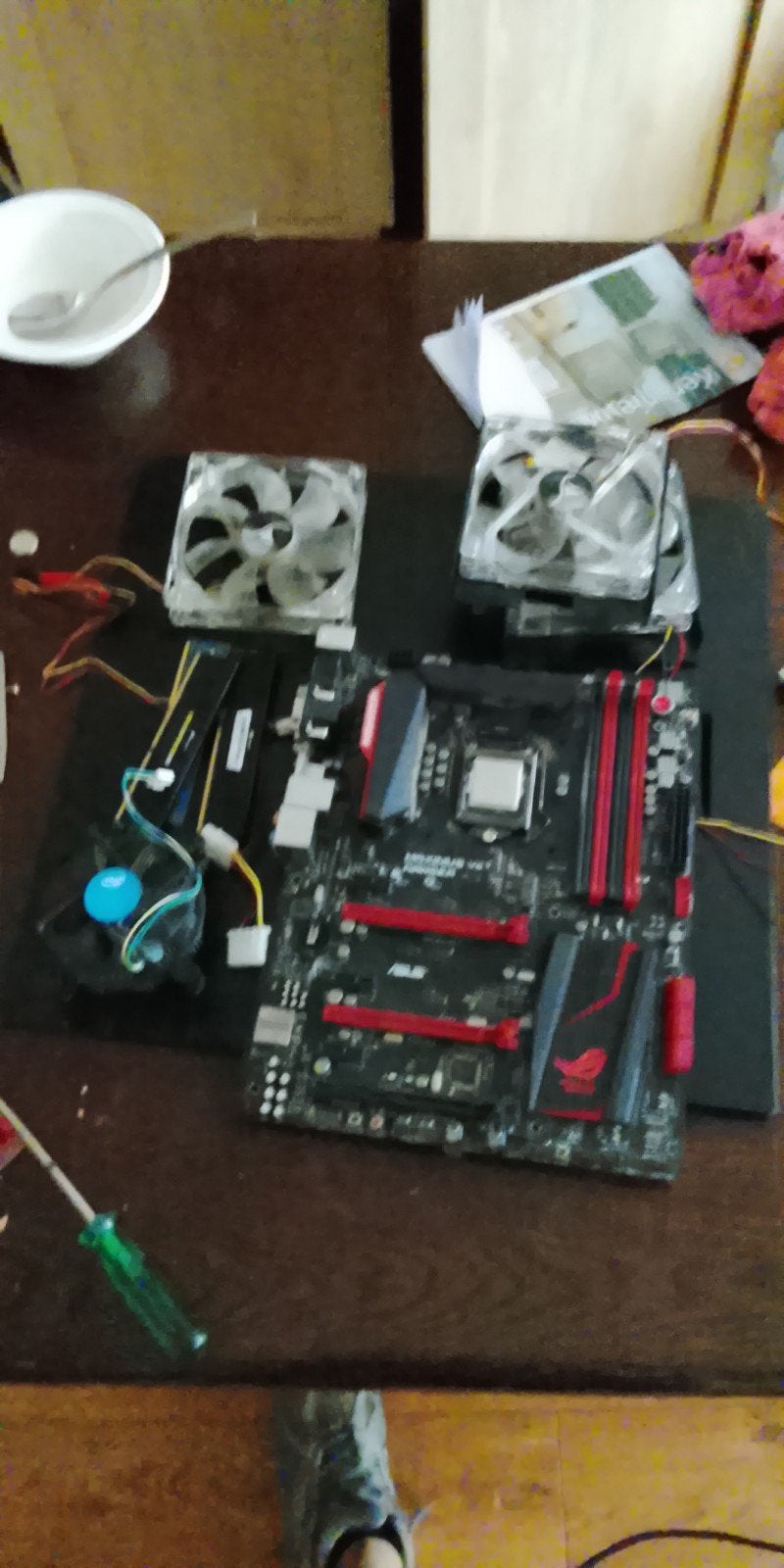 Moederbord maximus vII ranger met ram en ventilatoren, Ophalen of Verzenden, Zo goed als nieuw, Intel Core i7