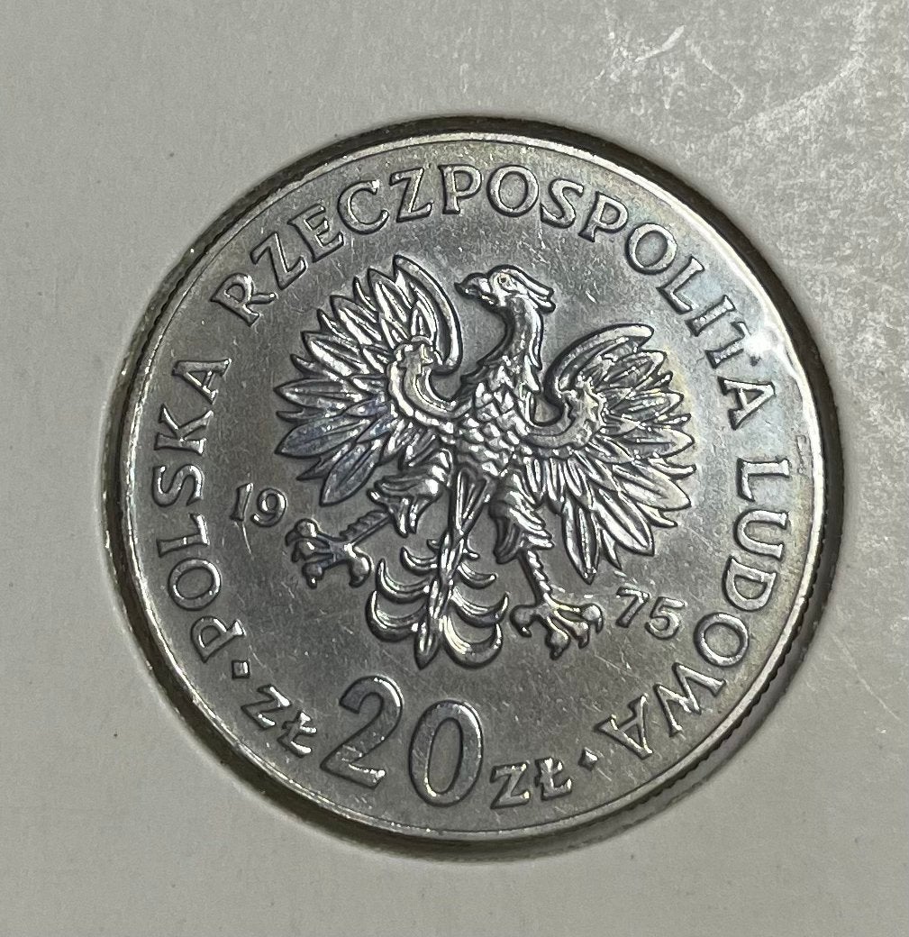 20 zloty Polen 1975, Ophalen of Verzenden, Polen