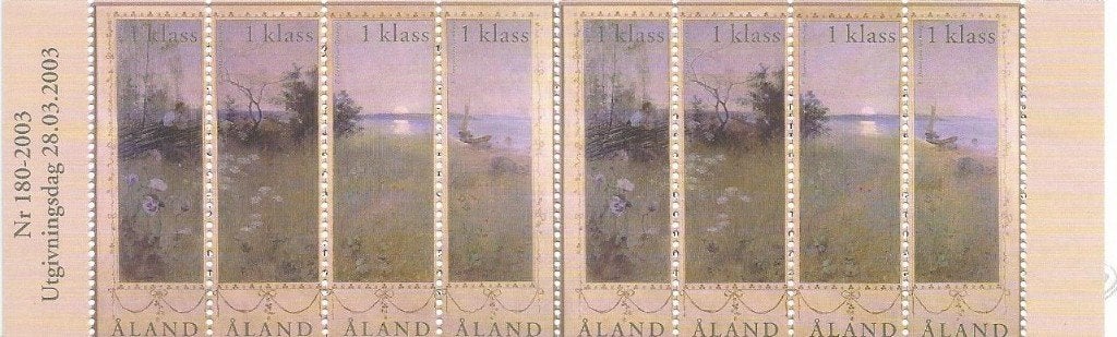 Åland MH 11 - 2003 - Landschap met water en boot, Ophalen of Verzenden, Finland, Postfris