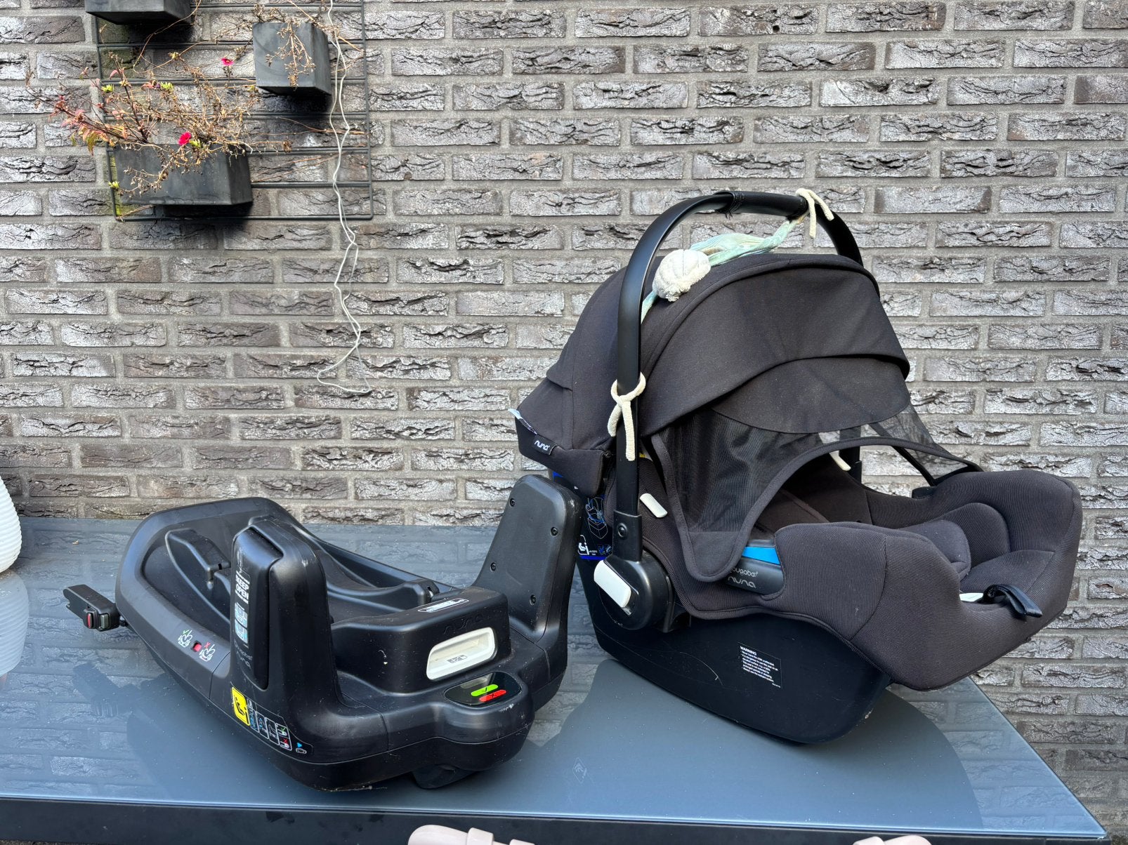 Autostoeltje Nuna x bugaboo met isofix base, Zo goed als nieuw, Isofix, 0 t/m 13 kg, Ophalen