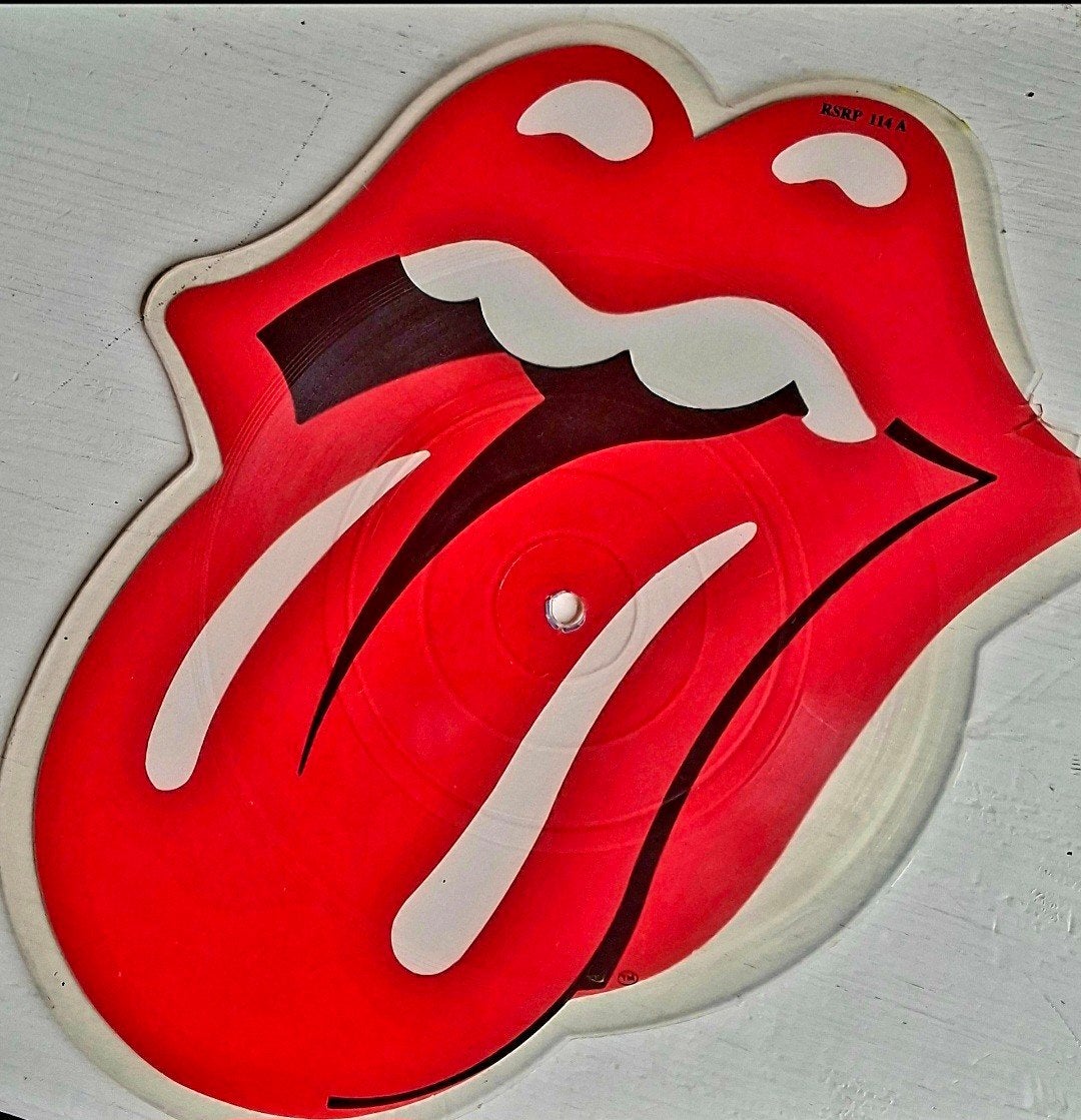 The Rolling Stones - Tongue Logo Picture Disc, Cd's en Dvd's, Vinyl | Pop, LP, Rock, Gebruikt, Ophalen of Verzenden