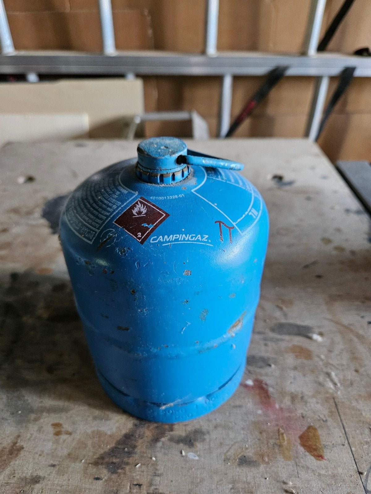Campinggas tank type 901, Ophalen of Verzenden