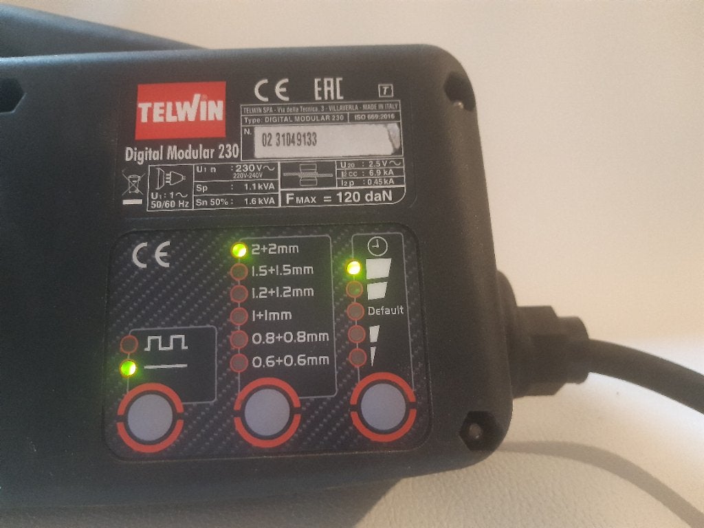 Telwin Digital Modular 230 Puntlasapparaat, Auto diversen, Ophalen of Verzenden, Zo goed als nieuw
