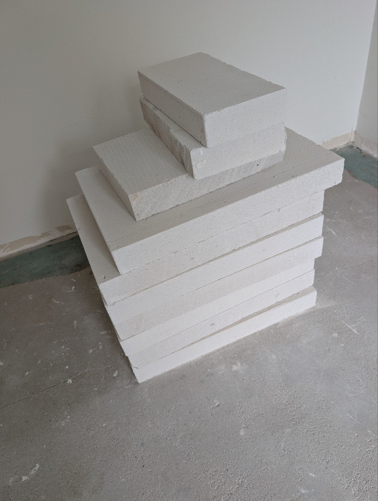 Nieuwe cellenbeton blokken 60x40x7 en restjes - snel ophalen, Ophalen, Nieuw, Kalkzandstenen