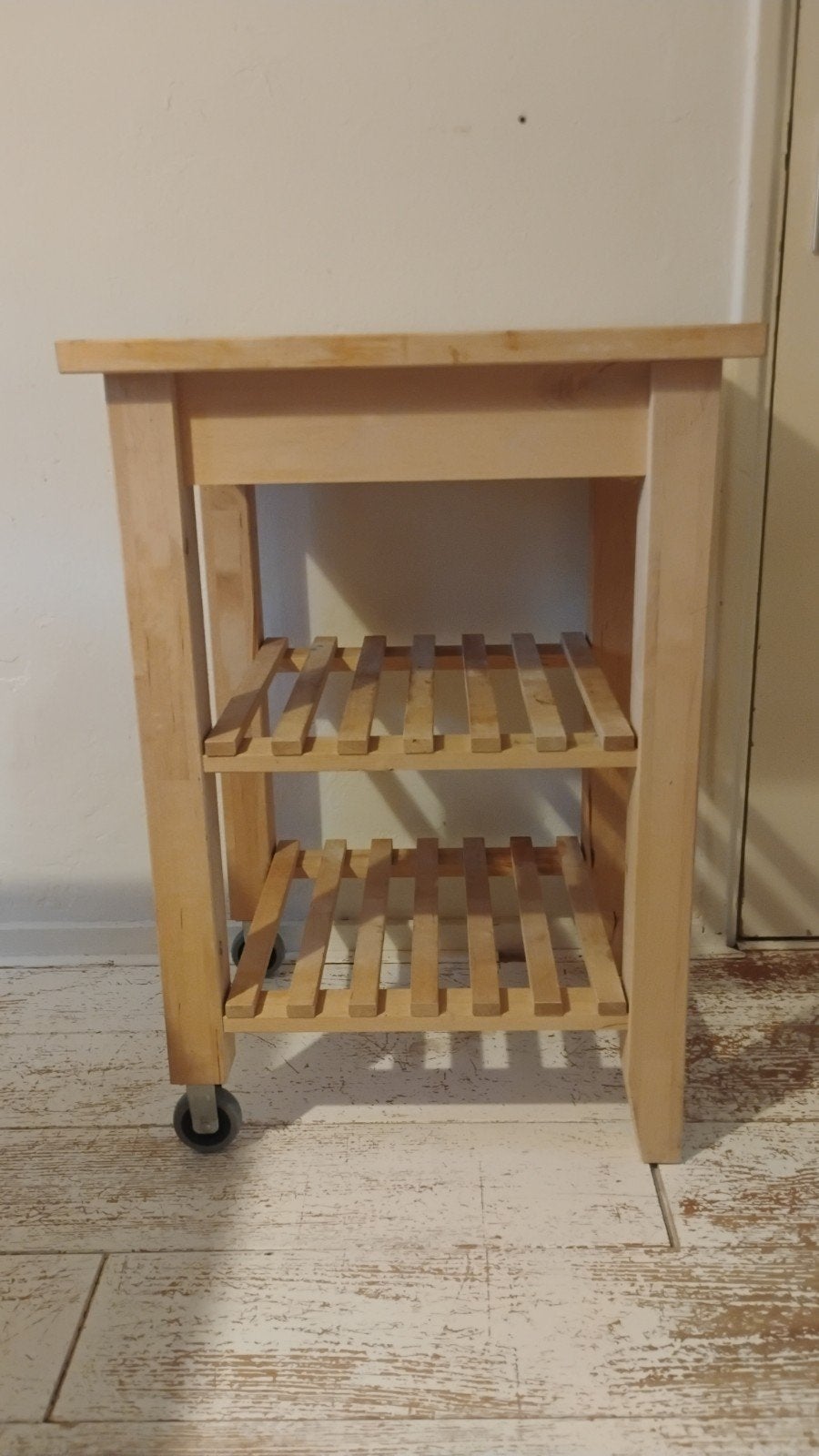 IKEA BEKVÄM keukenkarretje - massief hout, op wielen, Ophalen, Gebruikt, Hout, IKEA